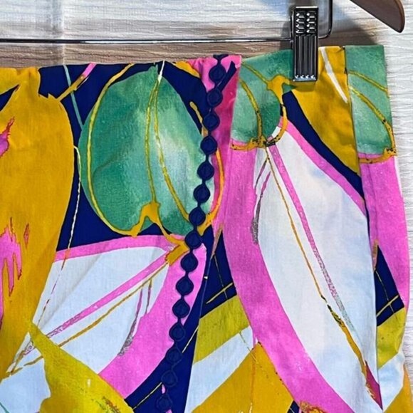 Crown & Ivy Women Size 14 Colorful‎ Tropical Skort (J312) - Picture 3 of 7